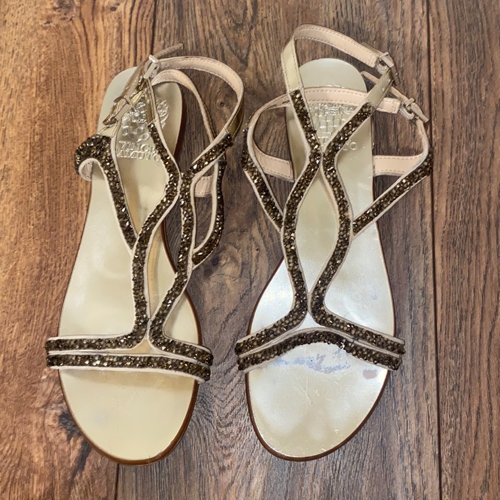 Vince Camuto Gold Sandals